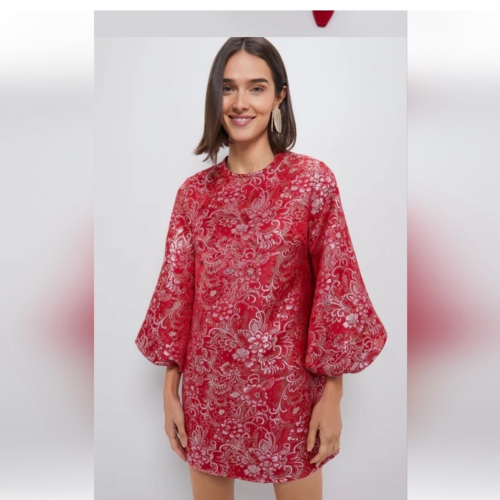 Tuckernuck + Hyacinth House
Red & Pink Jacquard Janie Dress XXL